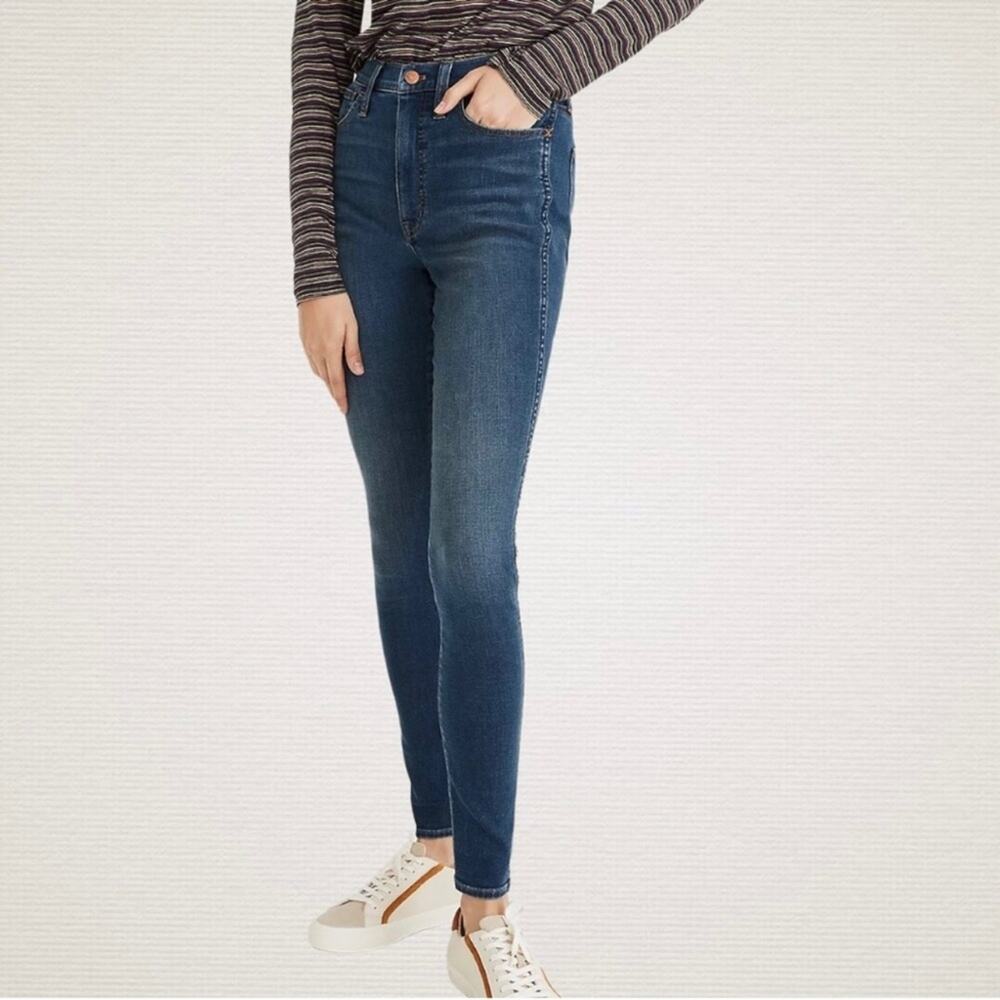 Madewell 10" High Rise Roadtripper Supersoft Skinny Jeans Playford Wash 26